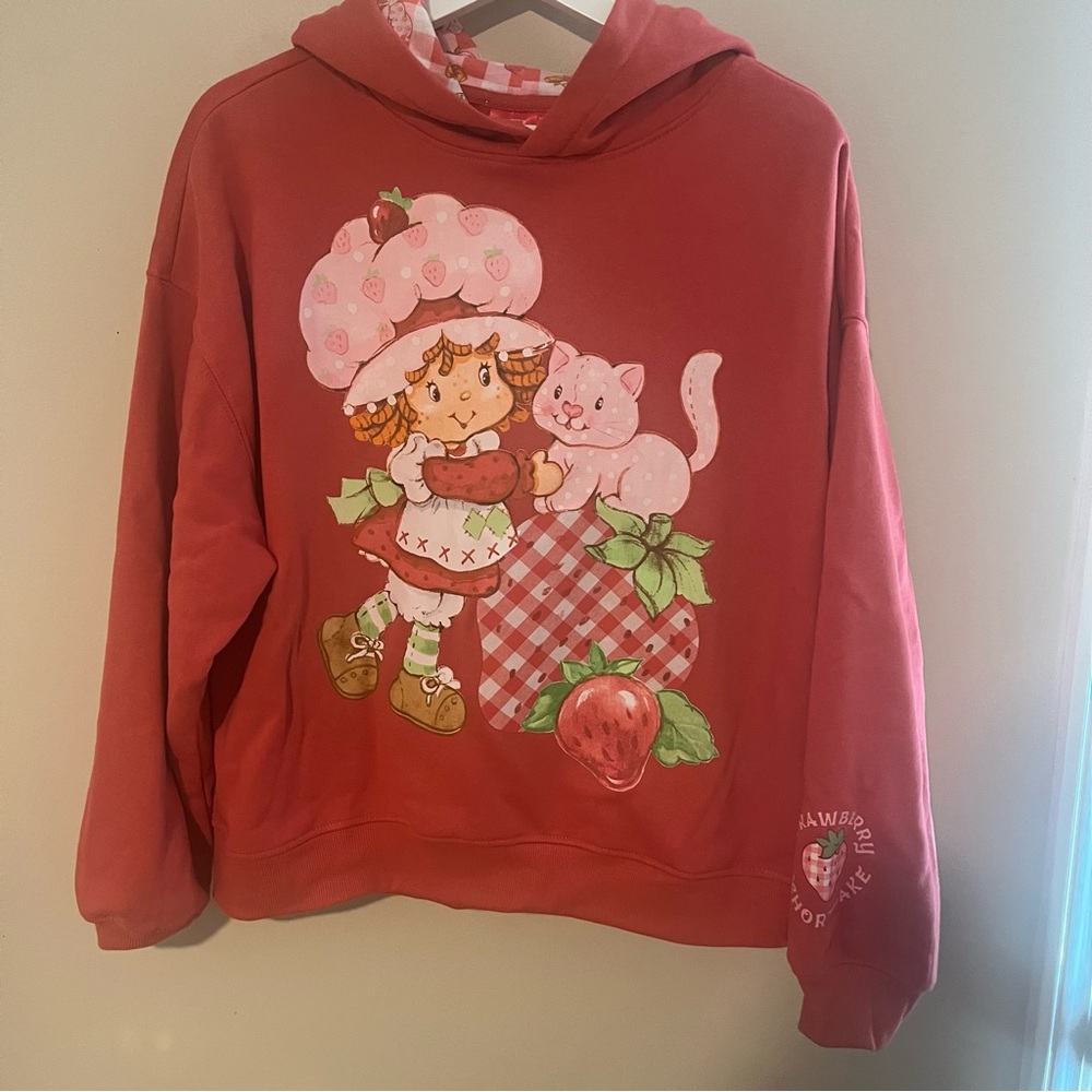 Red Strawberry Shortcake Hoodie
